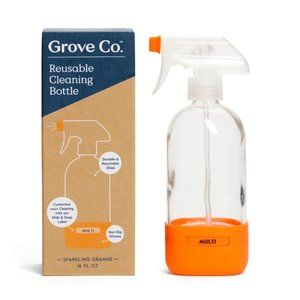 Grove  Co. Reusable Cleaning Glass Spray Bottle - Slide & Snap